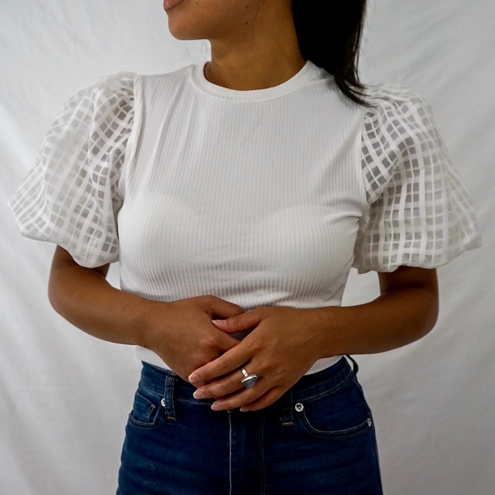 White Jealous Tomato Top